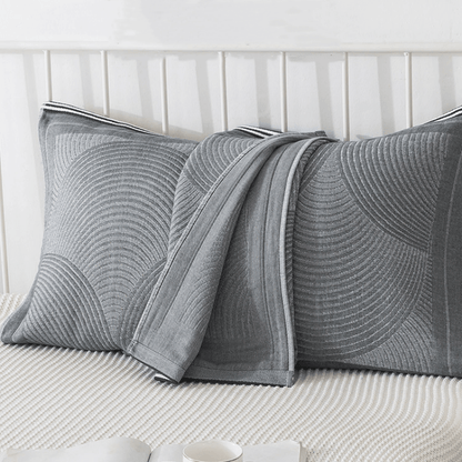 Serviette-oreiller respirante Ownkoti à rayures circulaires (lot de 2)