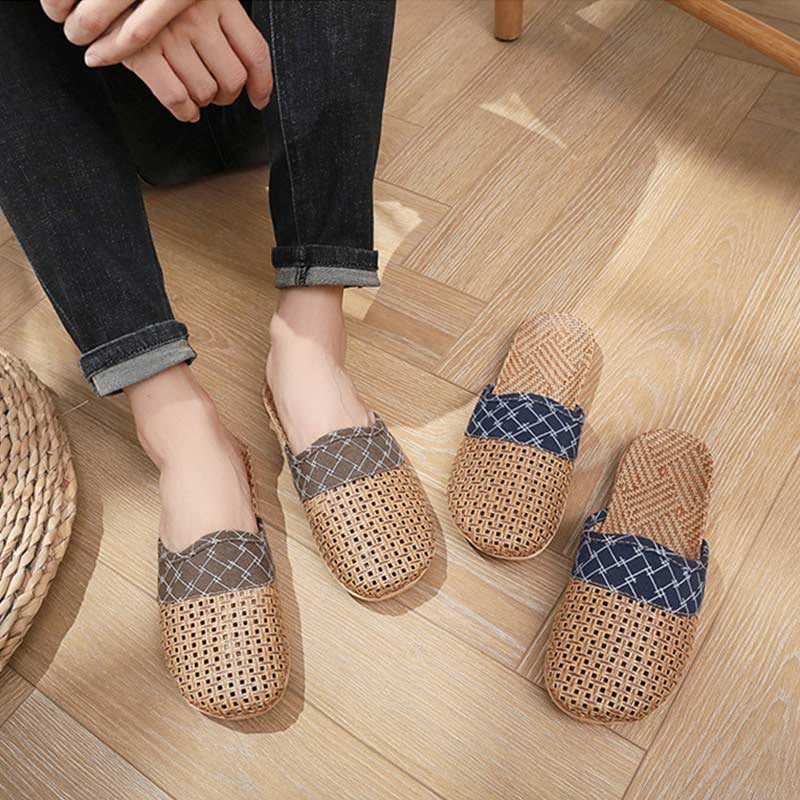 Chaussons plats modernes, creusés et antidérapants