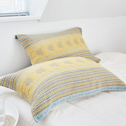 Serviette de lit en coton jaune Ownkoti (lot de 2)