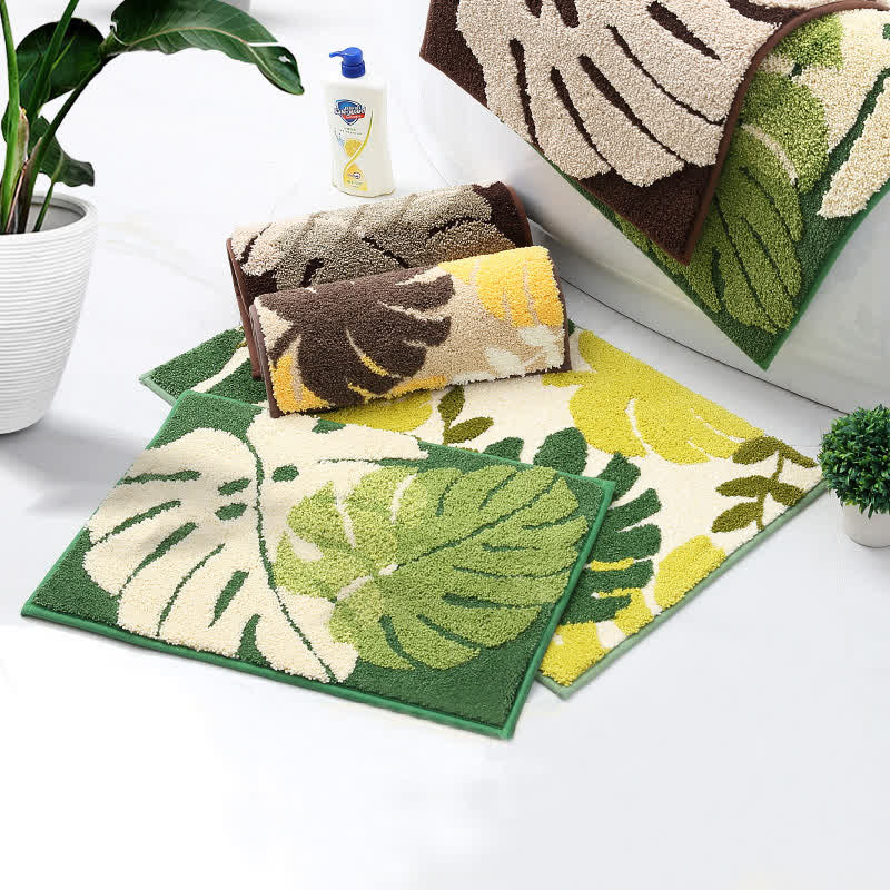 Tapis d'entrée doux et antidérapant Ownkoti Palm