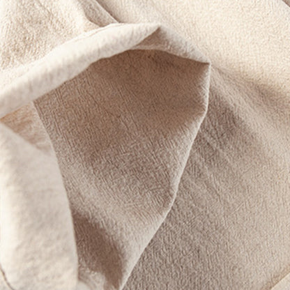Peignoir doux à col en V avec poches Ownkoti