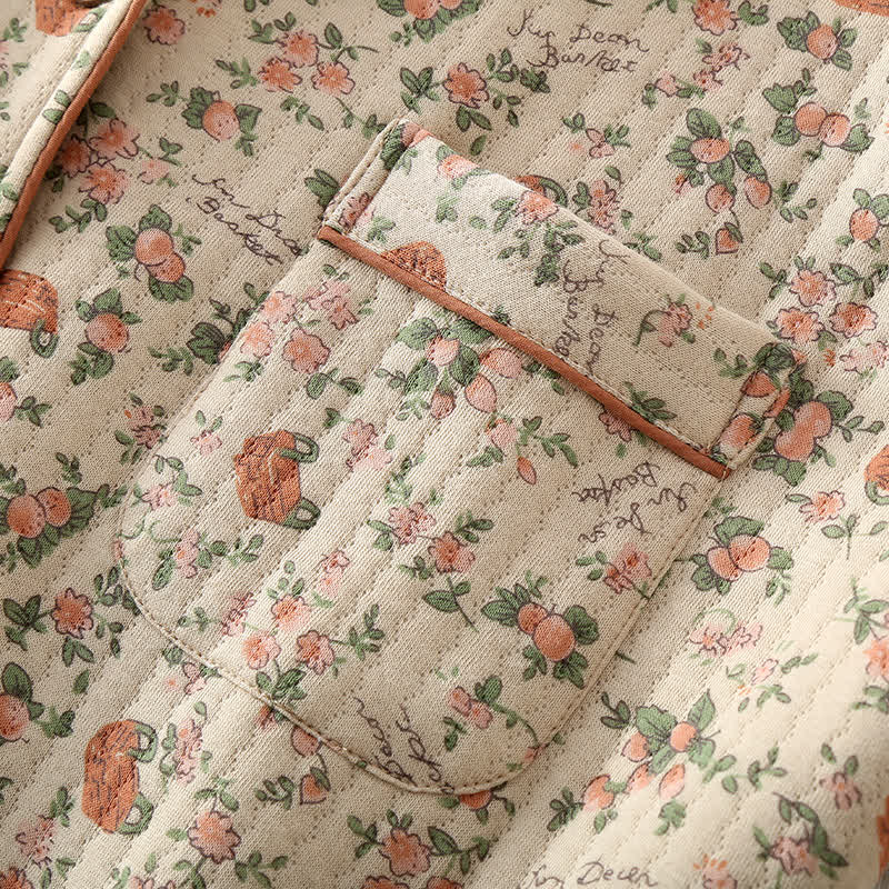 Ensemble de vêtements de détente en coton Rural Rose Air