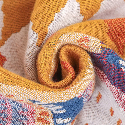 Couverture réversible en coton Ownkoti Nordic