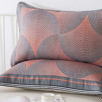 Serviette-oreiller respirante Ownkoti à rayures circulaires (lot de 2)