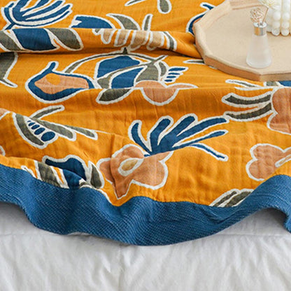 Couette double face Ownkoti à imprimé floral bohème
