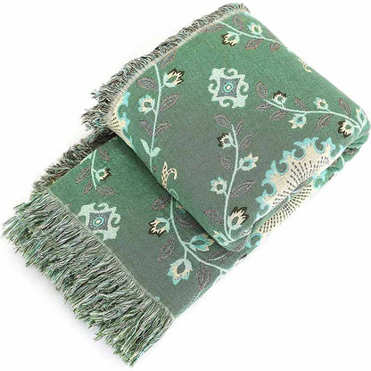 Housse de canapé rétro Ownkoti, couverture réversible en coton