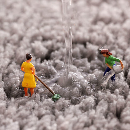 Tapis de bain antidérapant absorbant l'eau rural