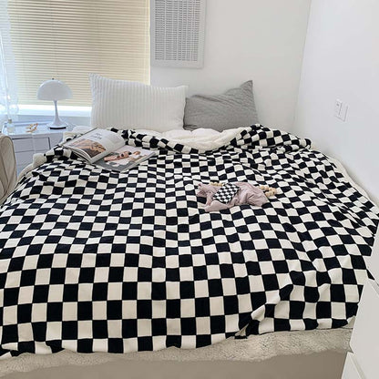 Ownkoti – Couverture réversible à damier