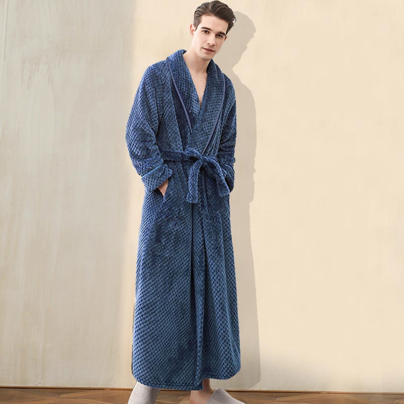 Peignoir long en polaire bouffante Ownkoti