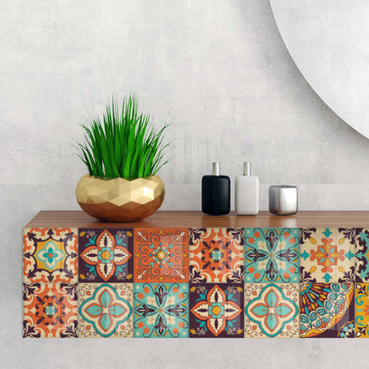 Ownkoti - Autocollants muraux à motifs abstraits variés (lot de 10)