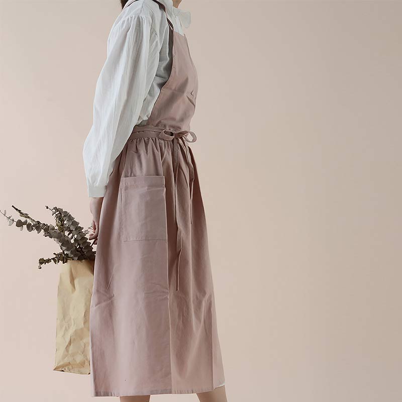 Tablier en coton Ownkoti, tablier imperméable avec poches