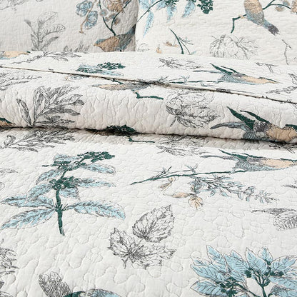 Couette en coton avec taie d'oreiller « Oiseau joyeux »