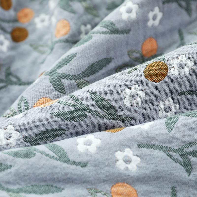 Couette réversible rétro, couette douce à motif floral