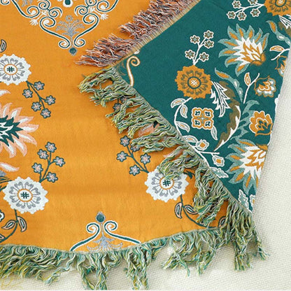 Couette réversible à motif floral Ownkoti pour loisirs
