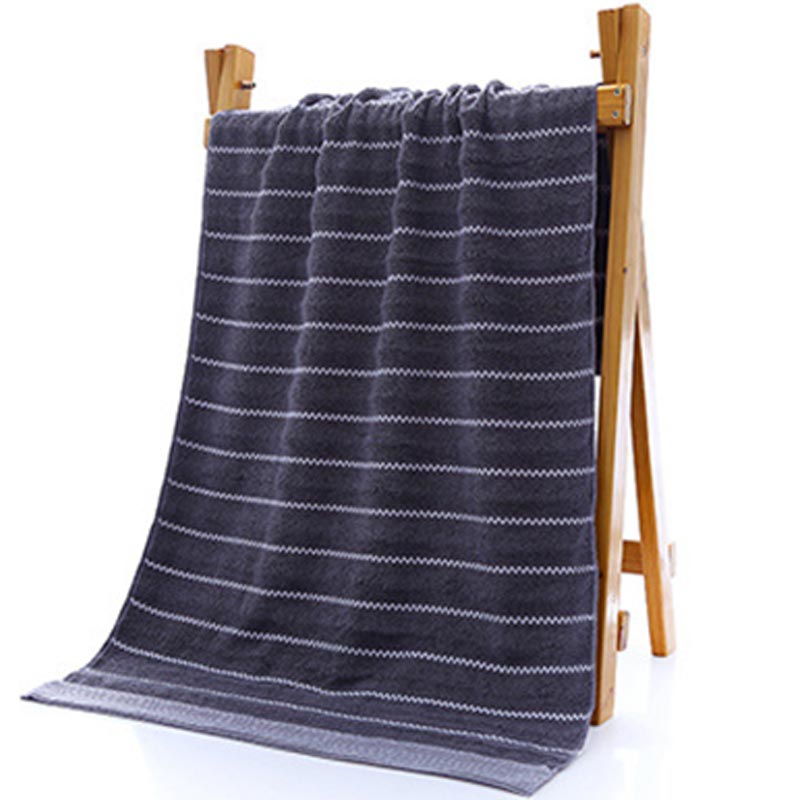 Ensemble de serviettes de bain rayées Ownkoti