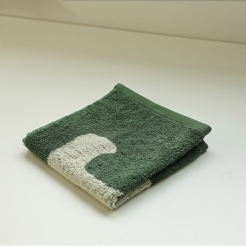 Serviette en coton respirant avec motif ours polaire