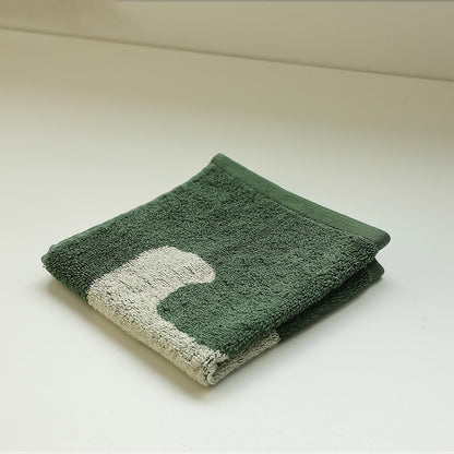 Serviette en coton respirant avec motif ours polaire