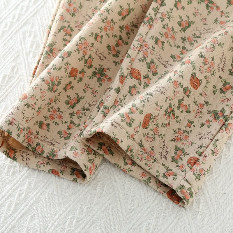 Ensemble de vêtements de détente en coton Rural Rose Air