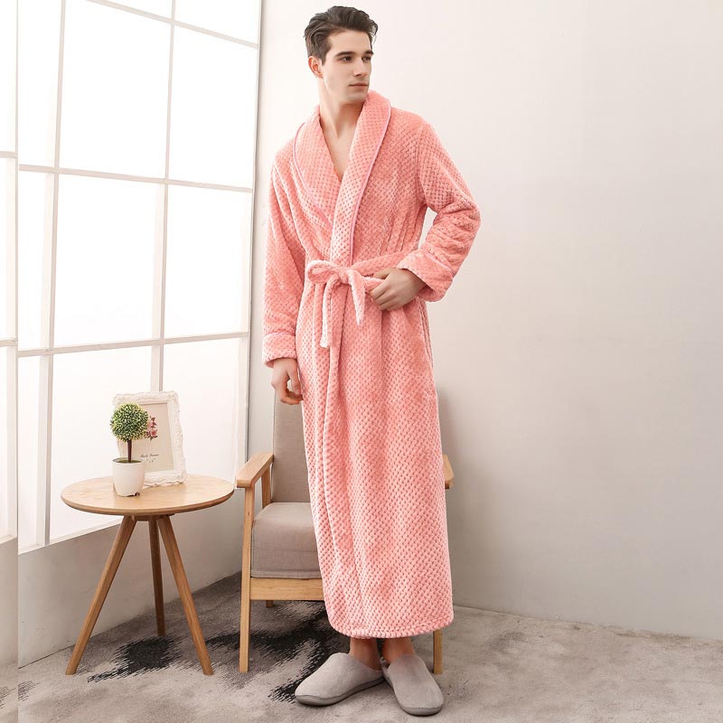 Peignoir long en polaire bouffante Ownkoti
