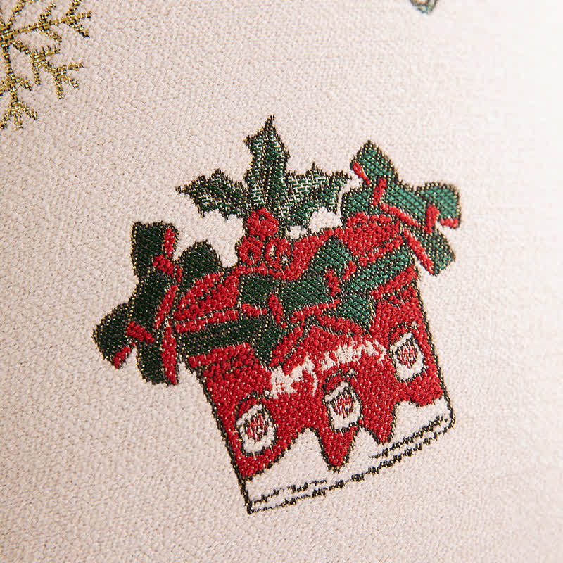 Chemin de table luxueux pour la décoration de Noël