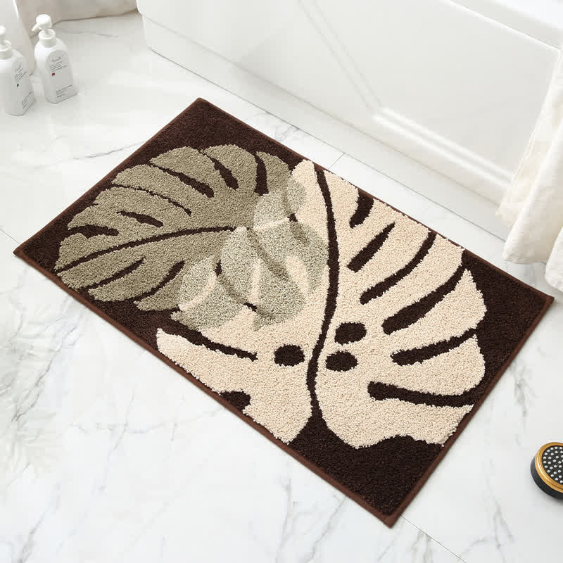 Tapis d'entrée doux et antidérapant Ownkoti Palm