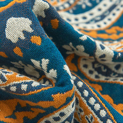 Coussins en coton bohème Ownkoti à motif floral (2 pièces)