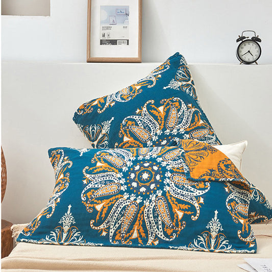 Coussins en coton bohème Ownkoti à motif floral (2 pièces)