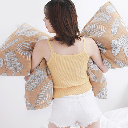 Serviettes de bain Ownkoti en pur coton à imprimé feuilles (lot de 2)