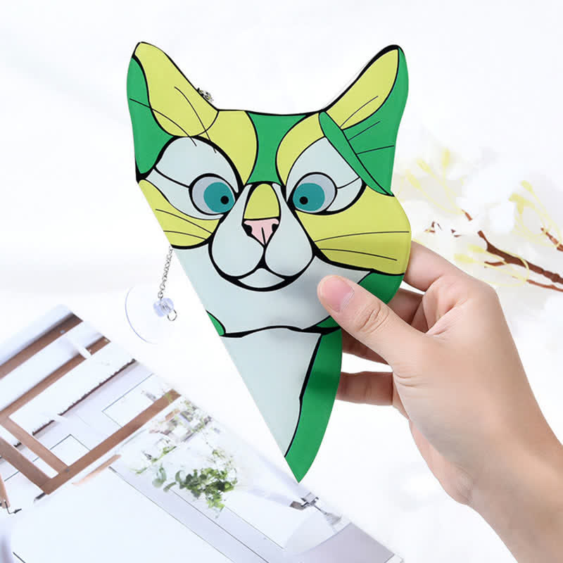 Décoration de fenêtre Ownkoti « Chat tacheté » (achetez-en un, recevez-en un gratuitement)