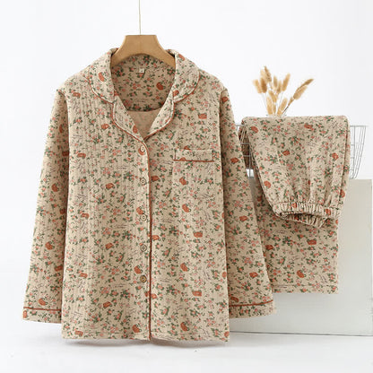 Ensemble de vêtements de détente en coton Rural Rose Air