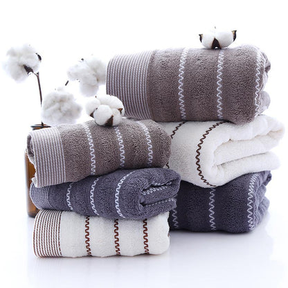 Ensemble de serviettes de bain rayées Ownkoti