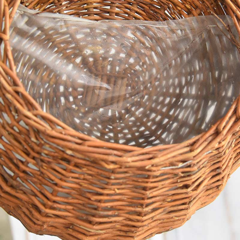 Panier à plantes tissé à la main Ownkoti avec poignée (3 pièces)