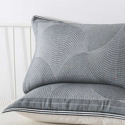 Serviette-oreiller respirante Ownkoti à rayures circulaires (lot de 2)