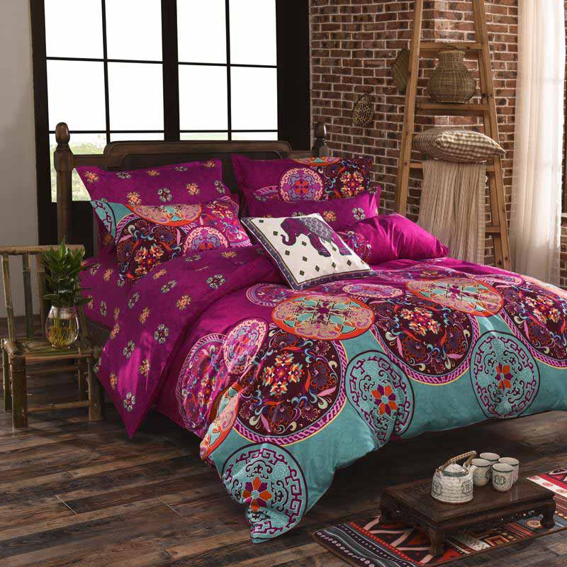 Housse de couette et taie d'oreiller « Juwel Flower »