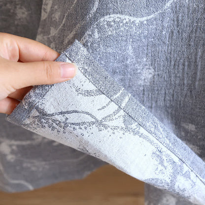 Pyjama peignoir confortable avec peinture à l'encre jacquard