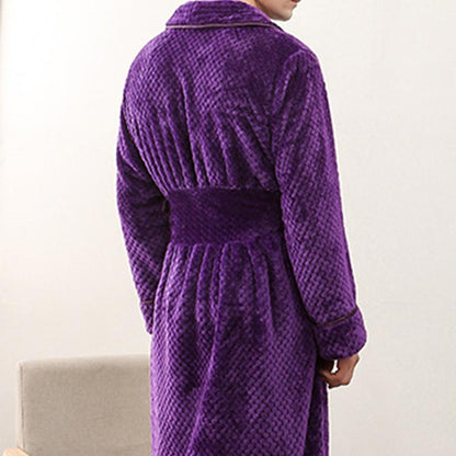 Peignoir long en polaire bouffante Ownkoti