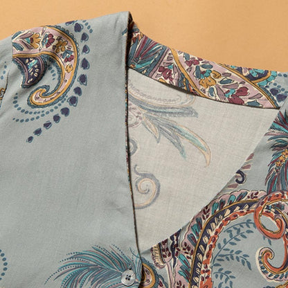 Ensemble de vêtements d'intérieur respirants avec plumes bleues