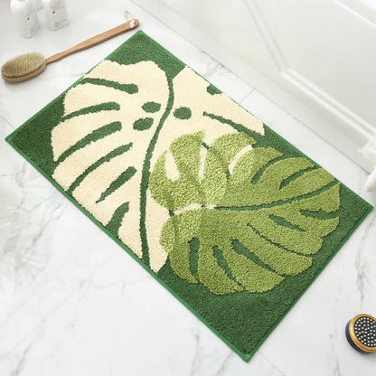 Tapis d'entrée doux et antidérapant Ownkoti Palm