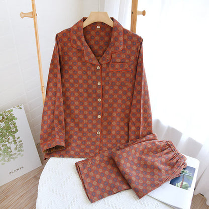 Ensemble de vêtements d'intérieur Jacquard Daisy en pur coton