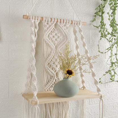Tapis porte-plante en coton tissé à la main Ownkoti