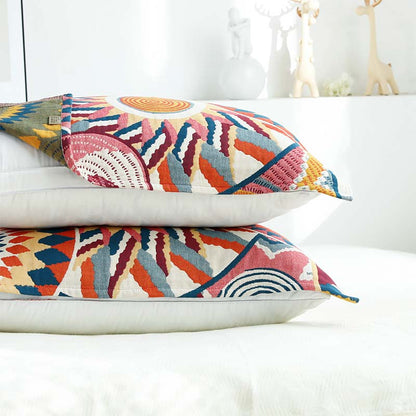 Serviette de bain réversible en coton Ownkoti avec imprimé soleil (2 pièces)