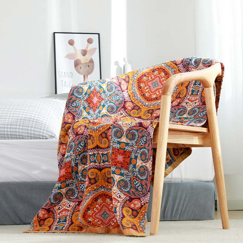 Serviette de plage réversible imprimée Ownkoti