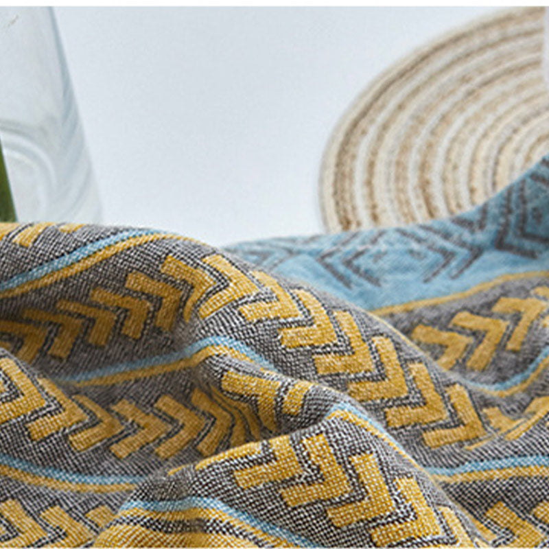 Serviette de lit en coton jaune Ownkoti (lot de 2)
