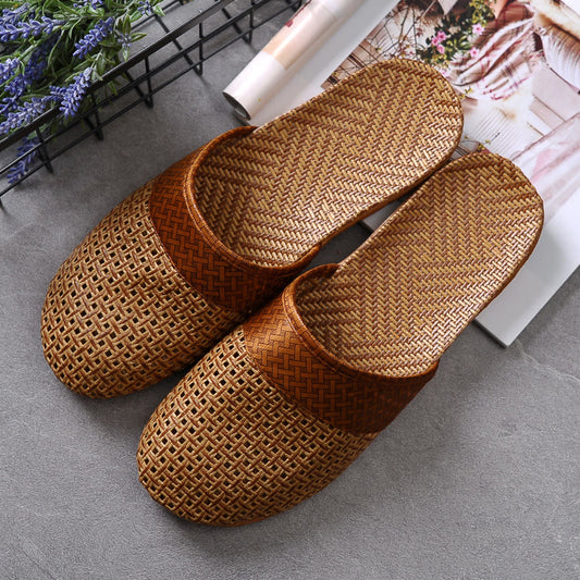 Chaussons plats rétro antidérapants et respirants