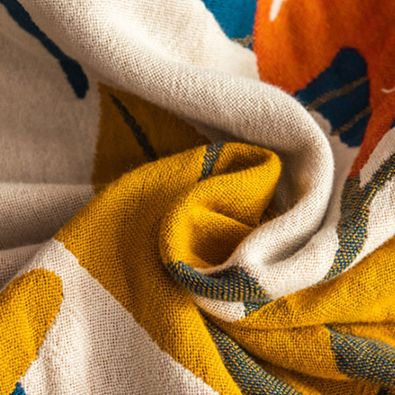 Serviette-oreiller en coton Boho Ownkoti à motif oiseau (lot de 2)