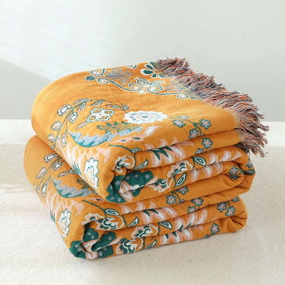 Couette réversible à motif floral Ownkoti pour loisirs