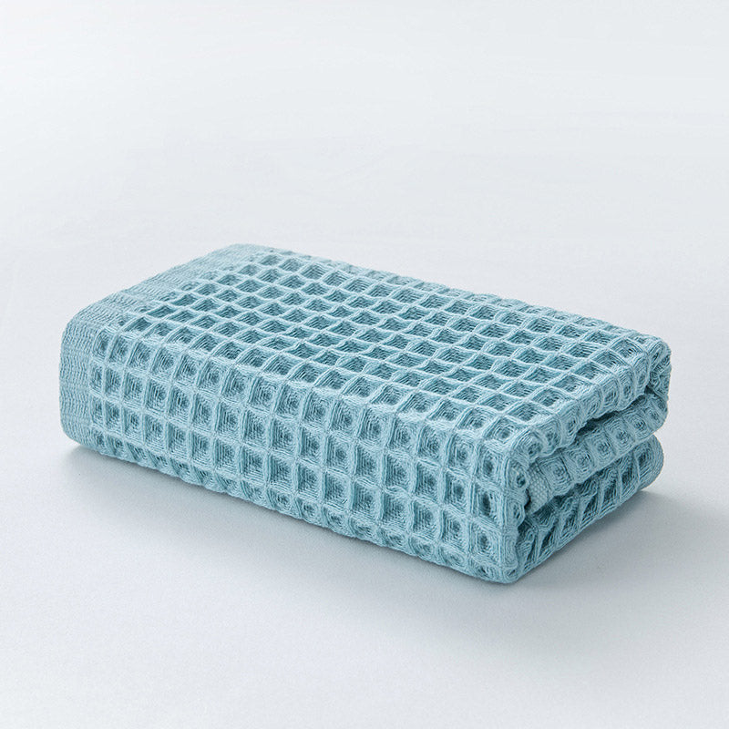 Serviettes en coton gaufré unies Ownkoti (lot de 3)
