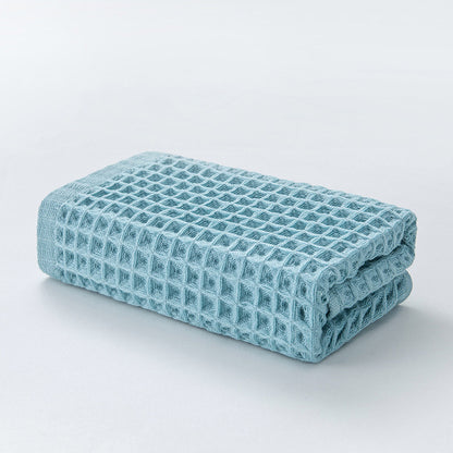 Serviettes en coton gaufré unies Ownkoti (lot de 3)