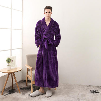 Peignoir long en polaire bouffante Ownkoti