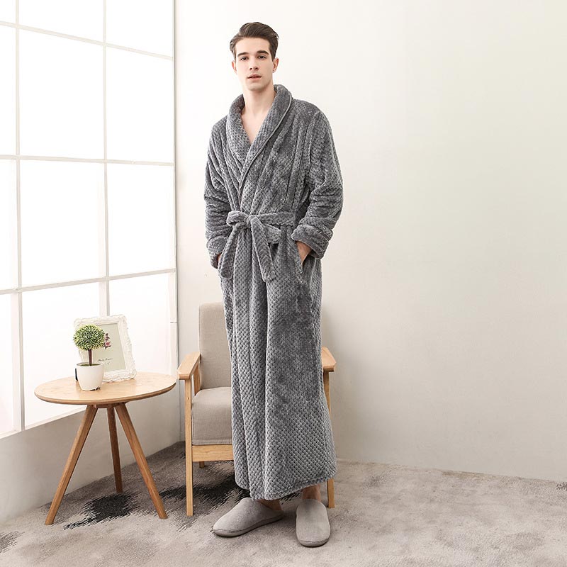 Peignoir long en polaire bouffante Ownkoti
